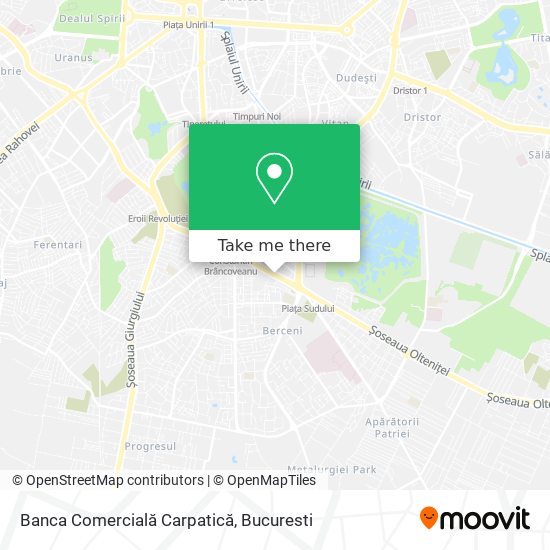 Banca Comercială Carpatică map