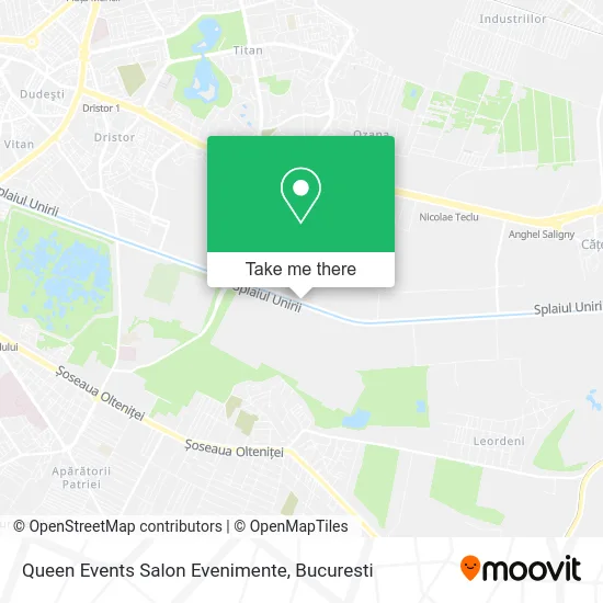 Queen Events Salon Evenimente map
