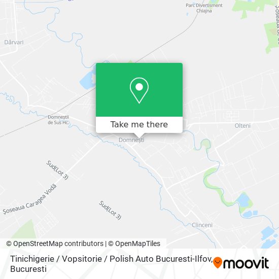Tinichigerie / Vopsitorie / Polish Auto Bucuresti-Ilfov map