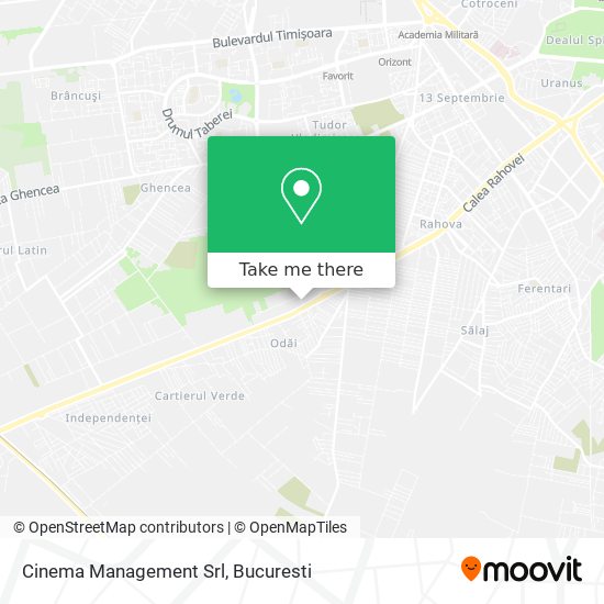 Cinema Management Srl map