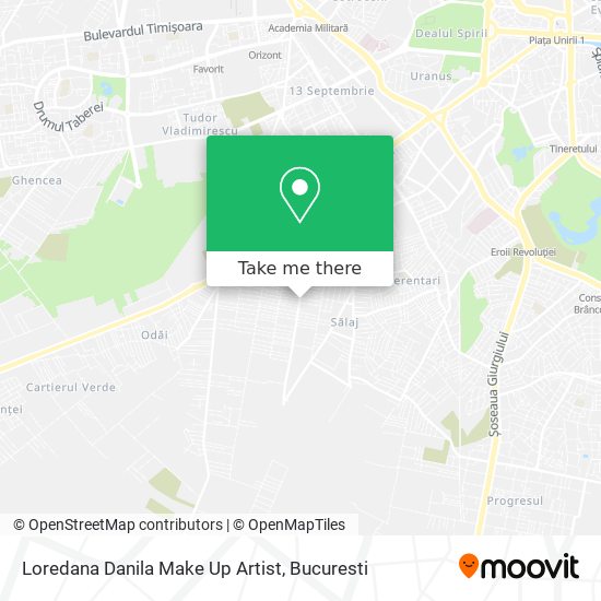 Loredana Danila Make Up Artist map