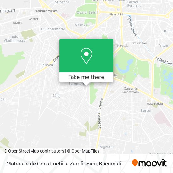 Materiale de Constructii la Zamfirescu map