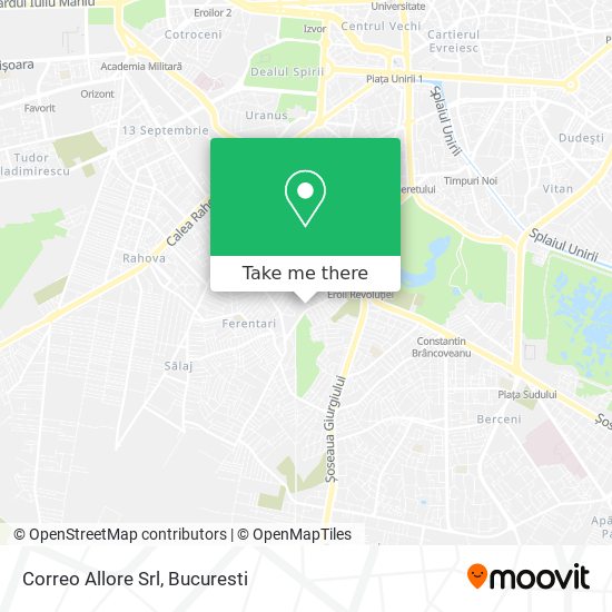 Correo Allore Srl map