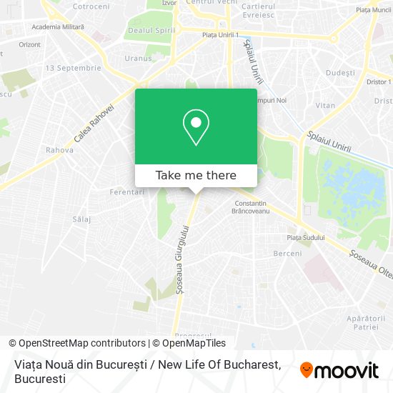 Viața Nouă din București / New Life Of Bucharest map