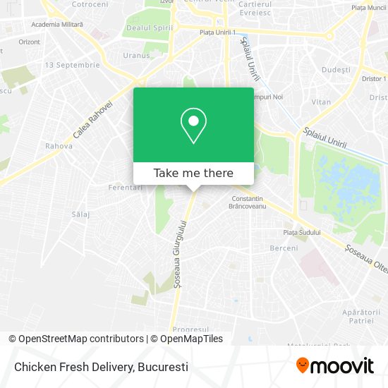 Chicken Fresh Delivery map