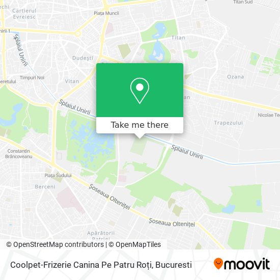 Coolpet-Frizerie Canina Pe Patru Roți map