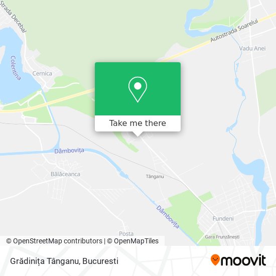 Grădinița Tânganu map