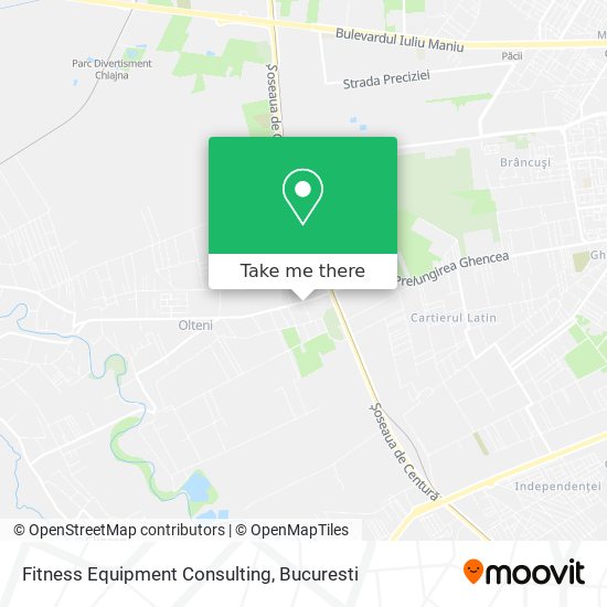 Fitness Equipment Consulting map