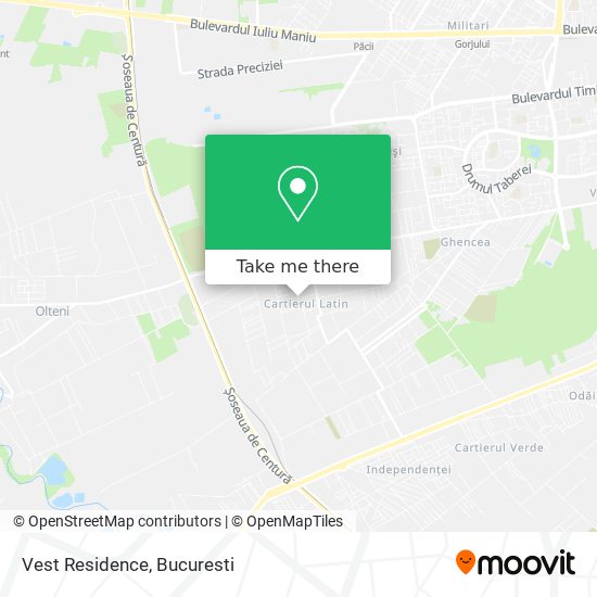 Vest Residence map