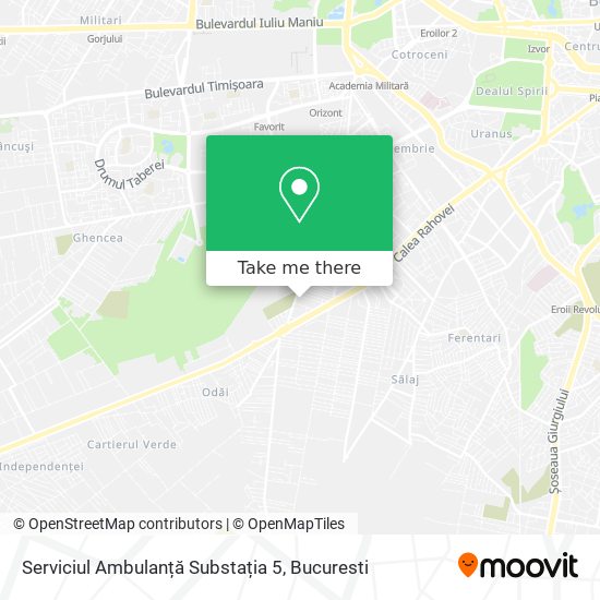 Serviciul Ambulanță Substația 5 map