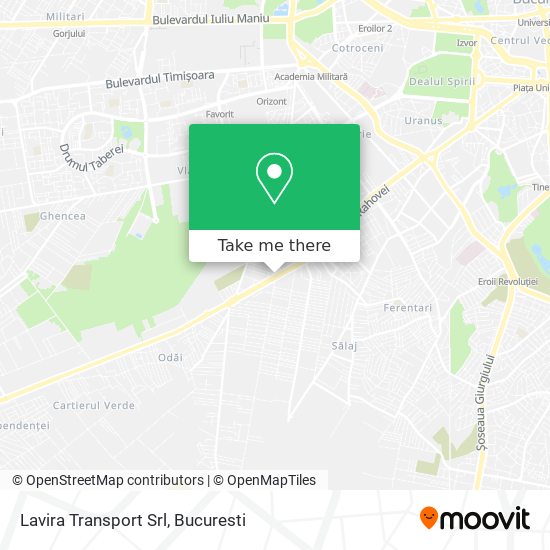 Lavira Transport Srl map