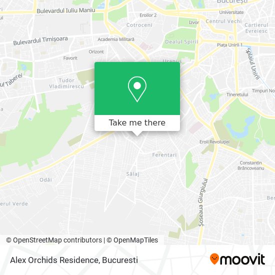 Alex Orchids Residence map