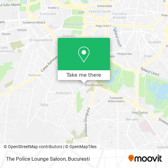 The Police Lounge Saloon map