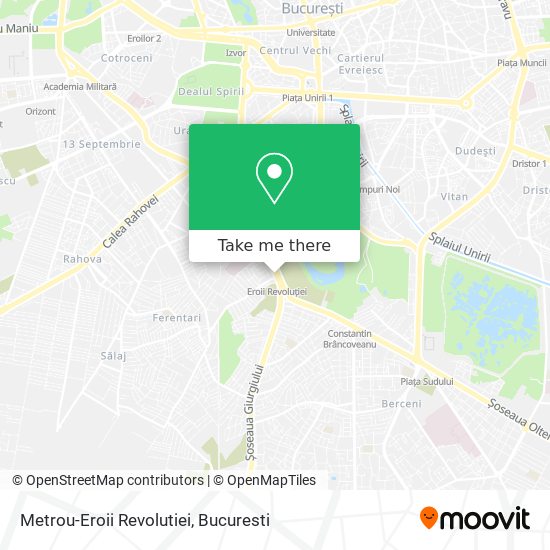 Metrou-Eroii Revolutiei map
