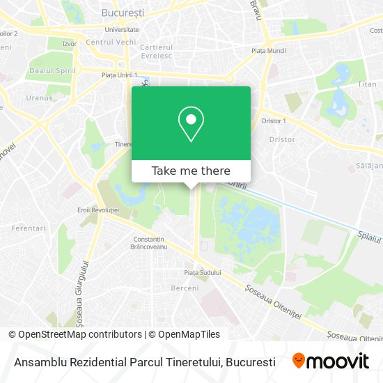 Ansamblu Rezidential Parcul Tineretului map