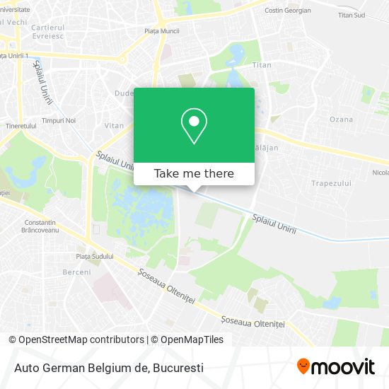 Auto German Belgium de map