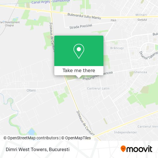 Dimri West Towers map