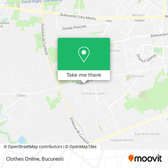 Clothes Online map