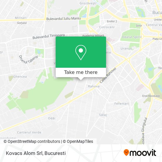 Kovacs Alom Srl map