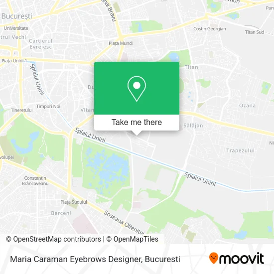 Maria Caraman Eyebrows Designer map