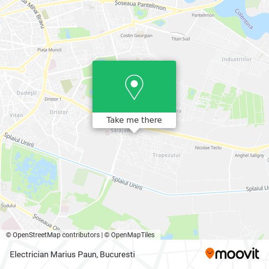 Electrician Marius Paun map