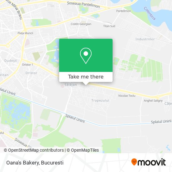 Oana's Bakery map