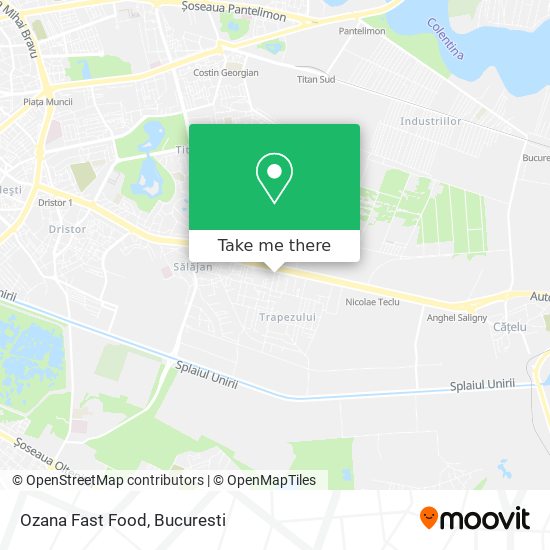 Ozana Fast Food map