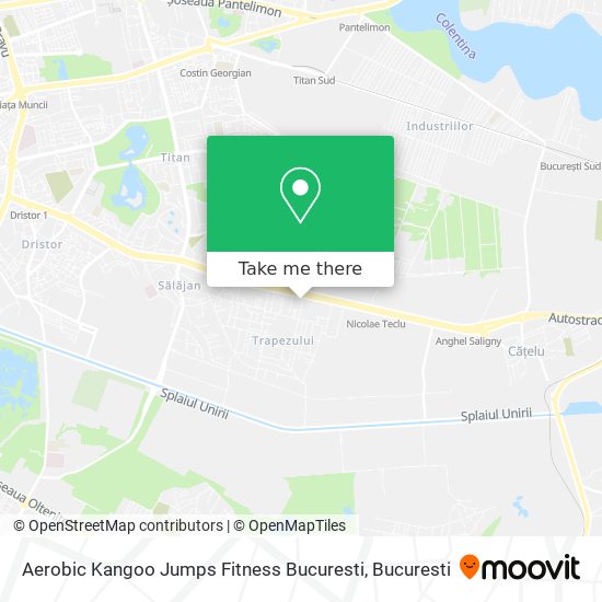 Aerobic Kangoo Jumps Fitness Bucuresti map