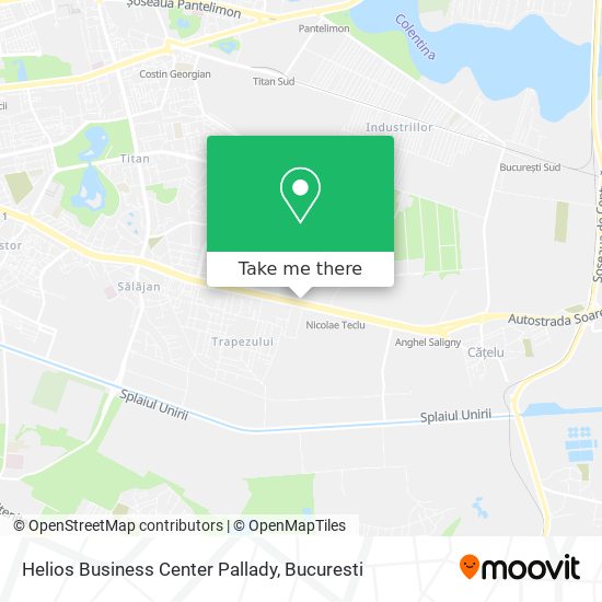 Helios Business Center Pallady map