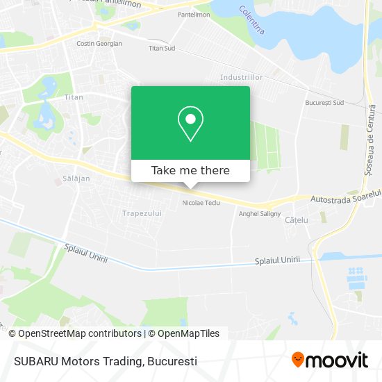 SUBARU Motors Trading map