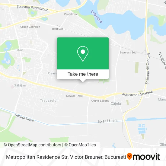 Metropolitan Residence Str. Victor Brauner map