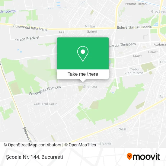 Școala Nr. 144 map
