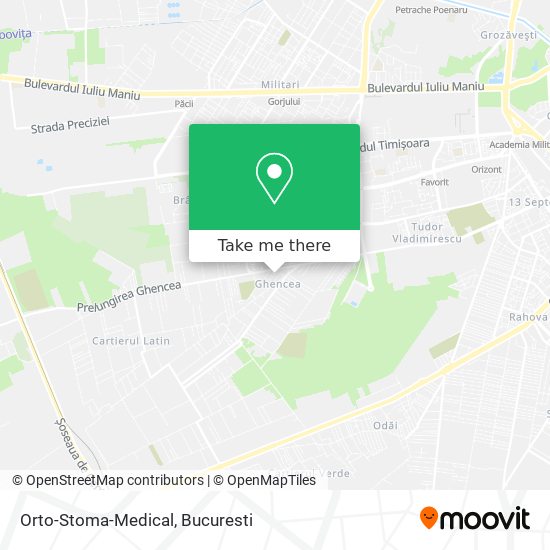 Orto-Stoma-Medical map