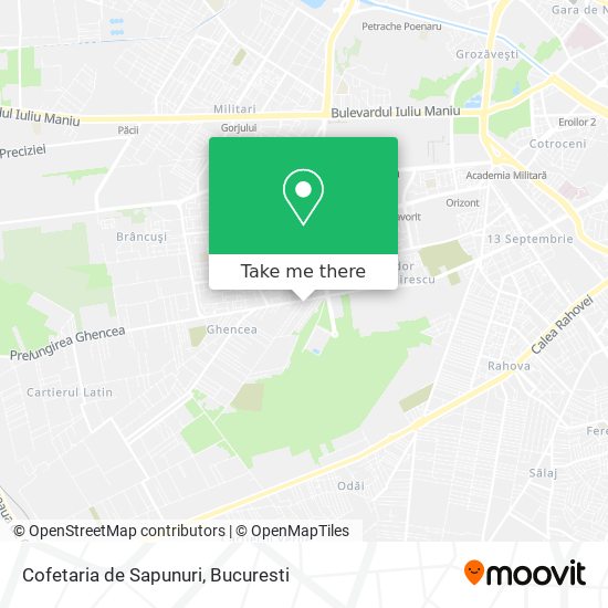 Cofetaria de Sapunuri map