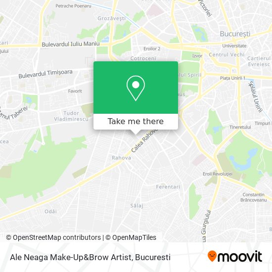 Ale Neaga Make-Up&Brow Artist map