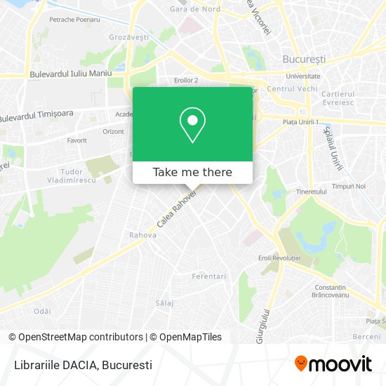Librariile DACIA map