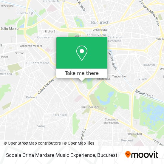 Scoala Crina Mardare Music Experience map