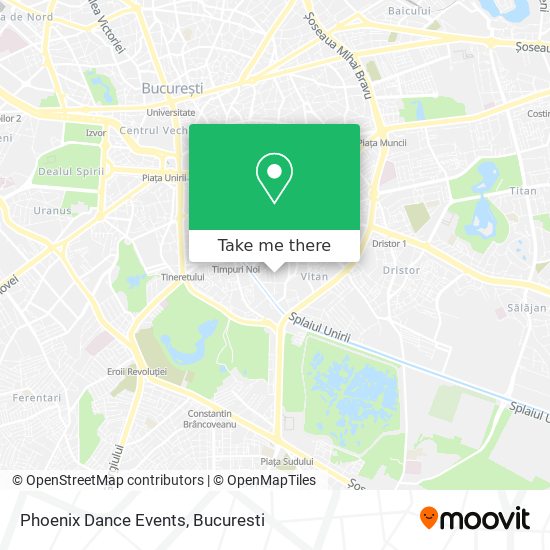 Phoenix Dance Events map