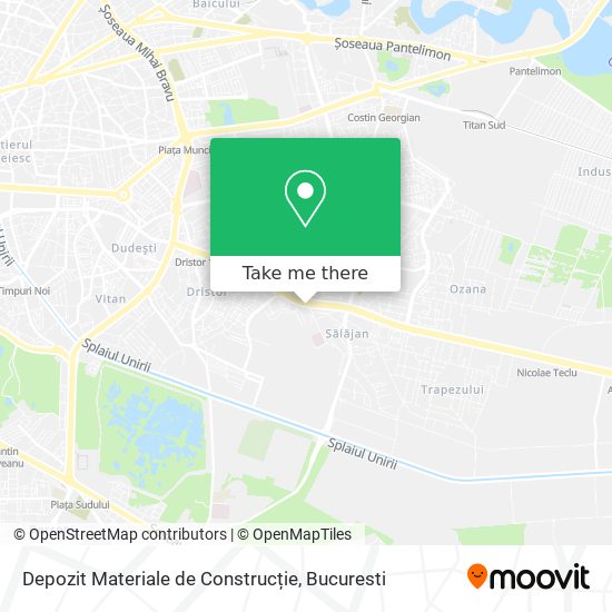 Depozit Materiale de Construcție map