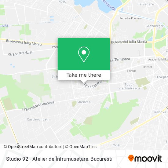 Studio 92 - Atelier de Înfrumusețare map