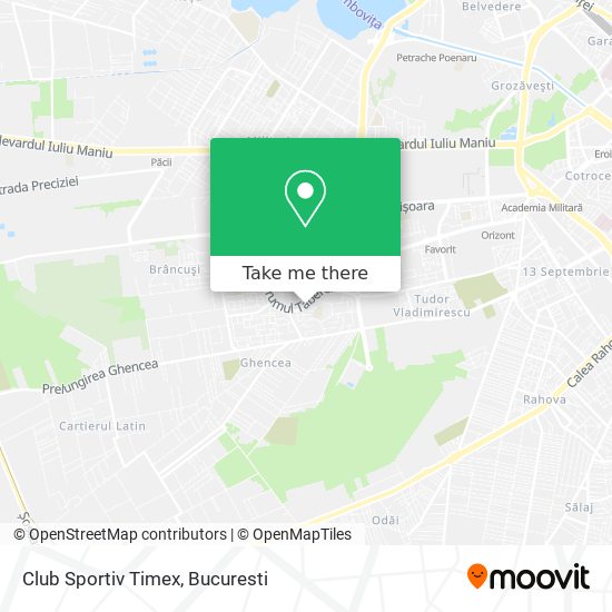 Club Sportiv Timex map