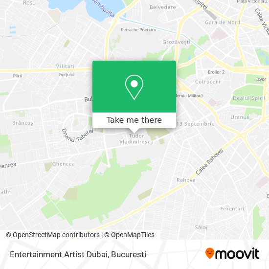 Entertainment Artist Dubai map