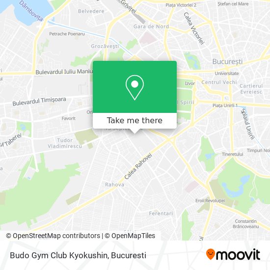 Budo Gym Club Kyokushin map