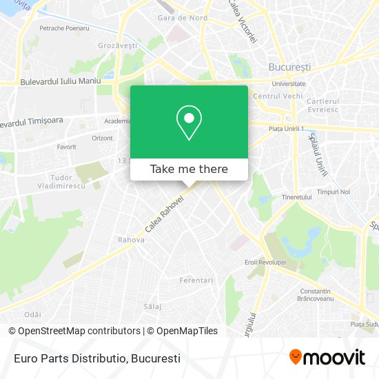 Euro Parts Distributio map
