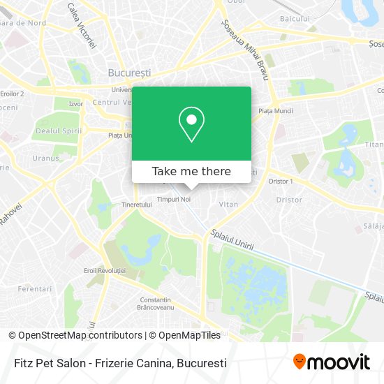 Fitz Pet Salon - Frizerie Canina map