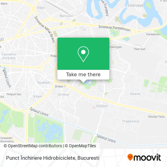 Punct Închiriere Hidrobiciclete map