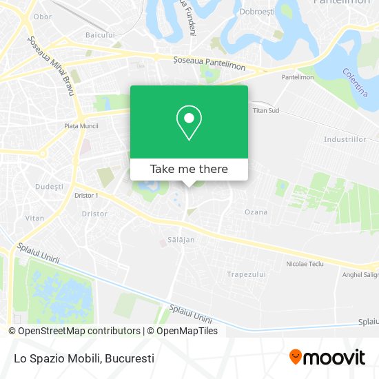 Lo Spazio Mobili map