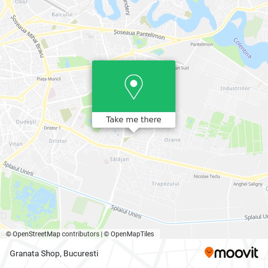 Granata Shop map