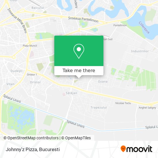 Johnny'z Pizza map