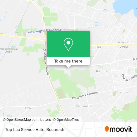 Top Lac Service Auto map